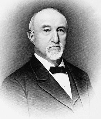 A 1905 engraving of Dr. John Fulenwider Miller. Image from Archive.org.