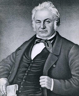 Engraving of John Motley Morehead. Image from the North Carolina Museum of History.