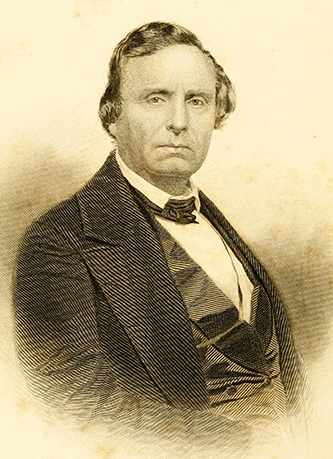 An engraving of Robert Paine published in 1884. Image from Archive.org.