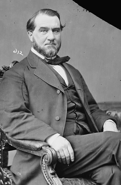 A photograph of Senator John Pool, circa 1860-1875. Image from the Library of Congress.