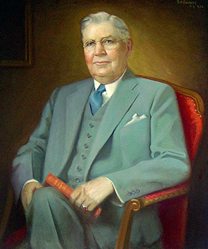 Portrait of William Neal Reynolds by G. H.Barrett, 1933. Image from Duke University.