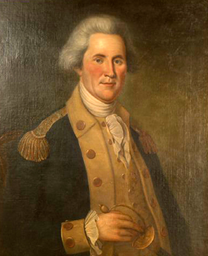 A 1790 portrait of John Sevier by Charles Willson Peale. Image from the Tennessee Portrait Project, National Society of Colonial Dames of America in Tennessee.