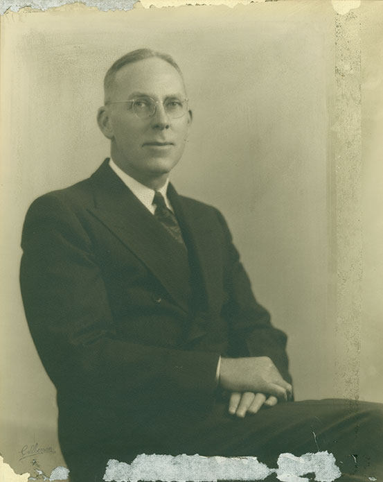 Portrait of George A. Shuford.  From Historical Photos, 28th Judicial District Bar, Asheville, North Carolina.  Image used by permission of the 28th Judicial District Bar. 