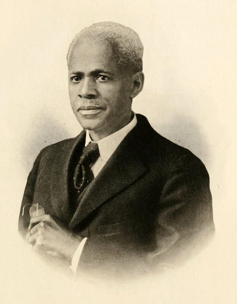 Portrait of E. E. Smith, from Arthur B. Caldwell's <i>History of the American Negro and His Institutions</i>, p. 270, published 1917, A. B. Caldwell Publishing Co., Atlanta, GA.  Presented on Archive.org. 