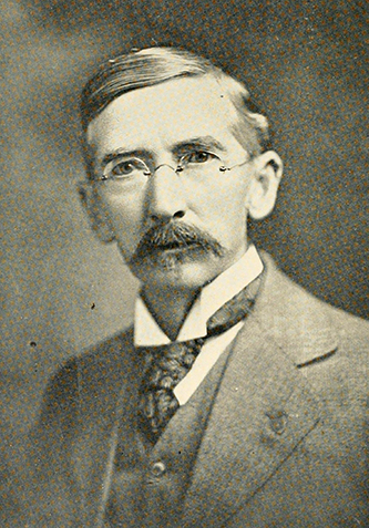 A photograph of Dr. Cyrus Thompson published in 1919. Image from the Internet Archive.
