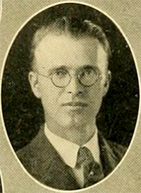 A photograph of Newman Ivey White from the 1925 Duke University yearbook. Image from the University of North Carolina at Chapel Hill.
