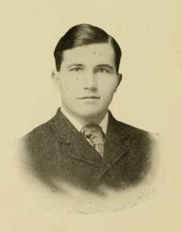 Senior portrait of John Wallace Winborne, from the University of North Carolina yearbook <i>The Yackety Yack</i>, published 1906 at the University of North Carolina.  Presented on DigitalNC. 