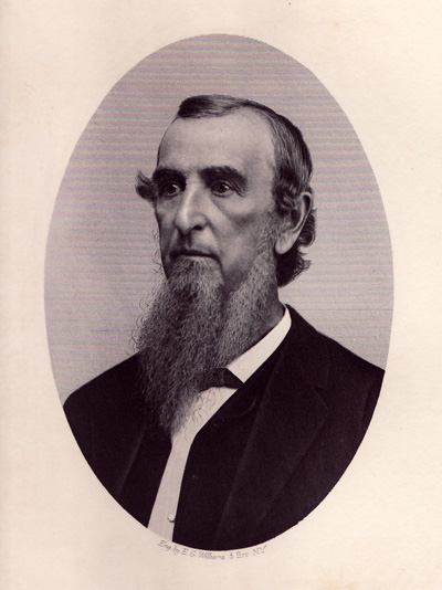 Portrait of John Milton Worth, from Samuel Ashe's <i>Biographical History of North Carolina</i>, Vol. 3, published 1905.  From the collections of the Government & Heritage Library, State Library of North Carolina. 