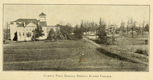 Greater Boiling Springs Junior College. Courtesy of college yearbook. 