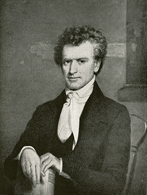 Unidentified artist, circa 1825. "Thomas Ruffin."  North Carolina Portrait Index, 1700-1860. Chapel Hill: UNC Press. p. 203. (Digital page 217).