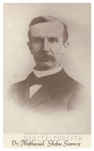 "Dr. Nathaniel Shober Siewers." Image courtesy of the Forsyth County Public Library Photograph Collection.