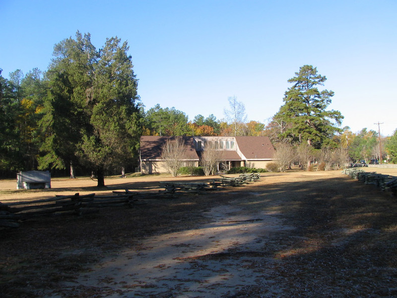 A view of the Hillsborough Road on the grounds of Bennett Place, the site of the largest troop surrender of the Civil War