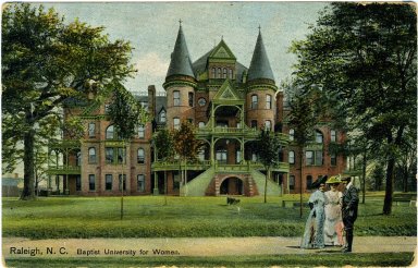 Baptist Female University, postcard