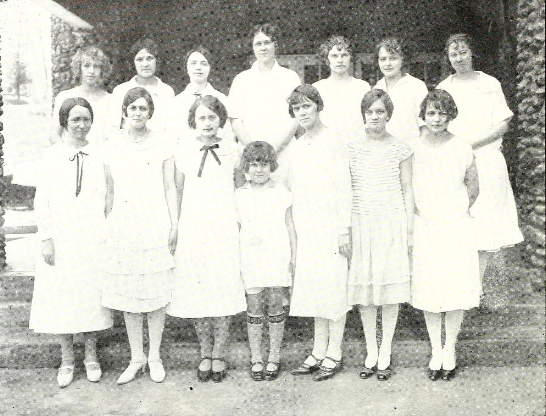 Normal and College Graduating Class, the Sun Dial, 1926. 