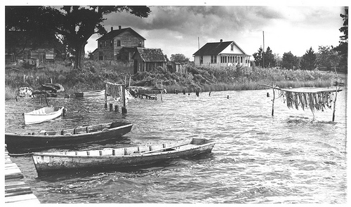 New River. Marines, Onslow County, NC, ca. 1939. From the Charles A. Farrell Photograph Collection, North Carolina State Archives, Raleigh, NC. Call #: PhC9_2_16_0