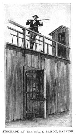Image of the State Prison in Raleigh from Harpers, 1895.